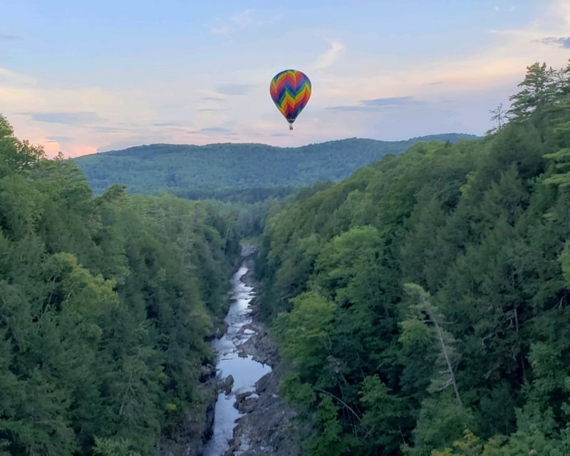 Sunrise Hot Air Balloon Ride in Quechee, Vermont