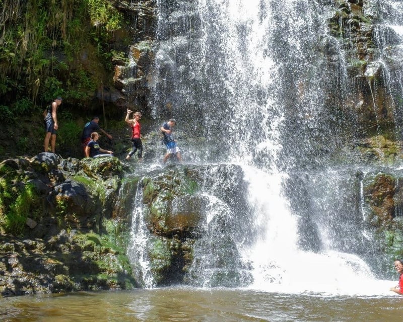 Waterfall Swim & Hike to 2 Secluded Falls in Lihue, Kauai