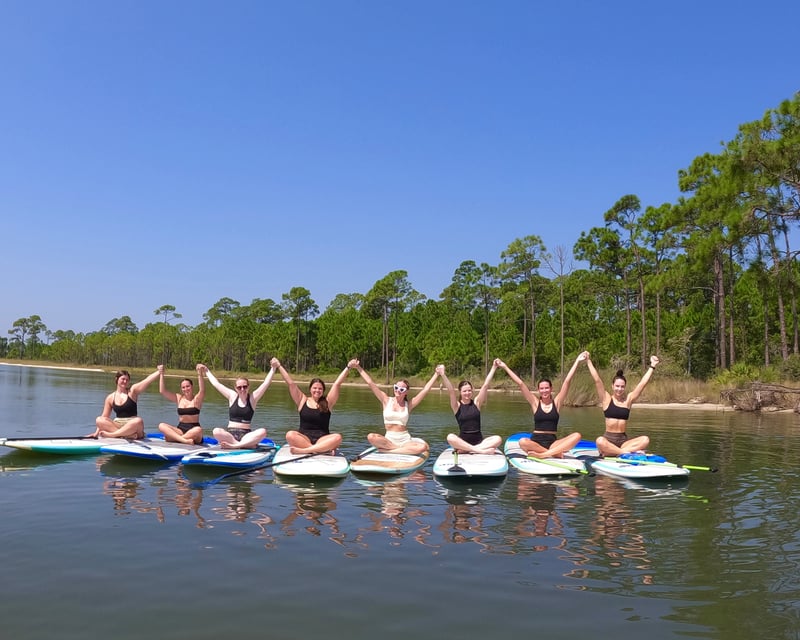 Paddle Board Yoga Class in Pensacola