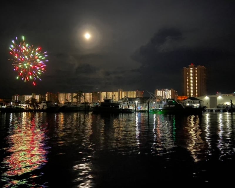 Night Tiki Cruise in Orange Beach Back Bay