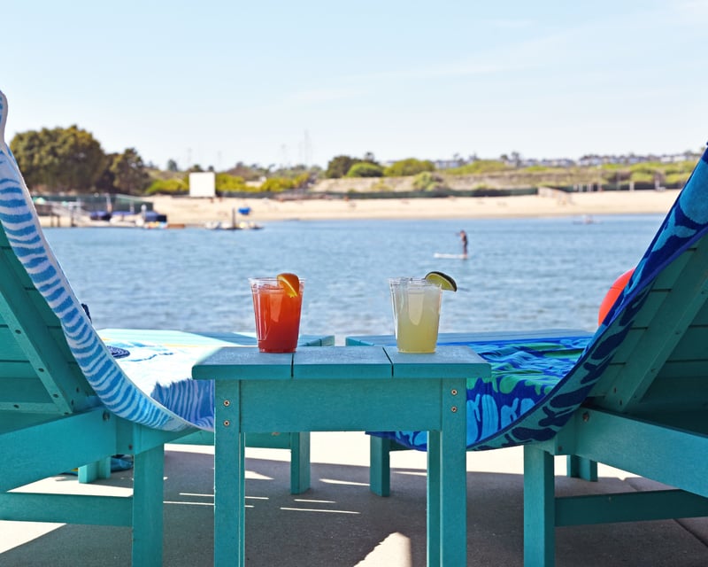 Full-Day Bayfront Beach Cabana Rental in Newport Beach