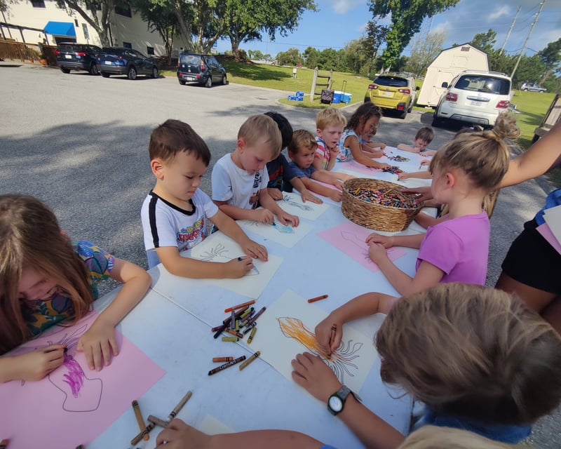 Kids Beach & Aquarium Birthday Party on Topsail Island