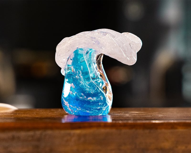 Custom Art Glass Wave Design Experience in Duluth