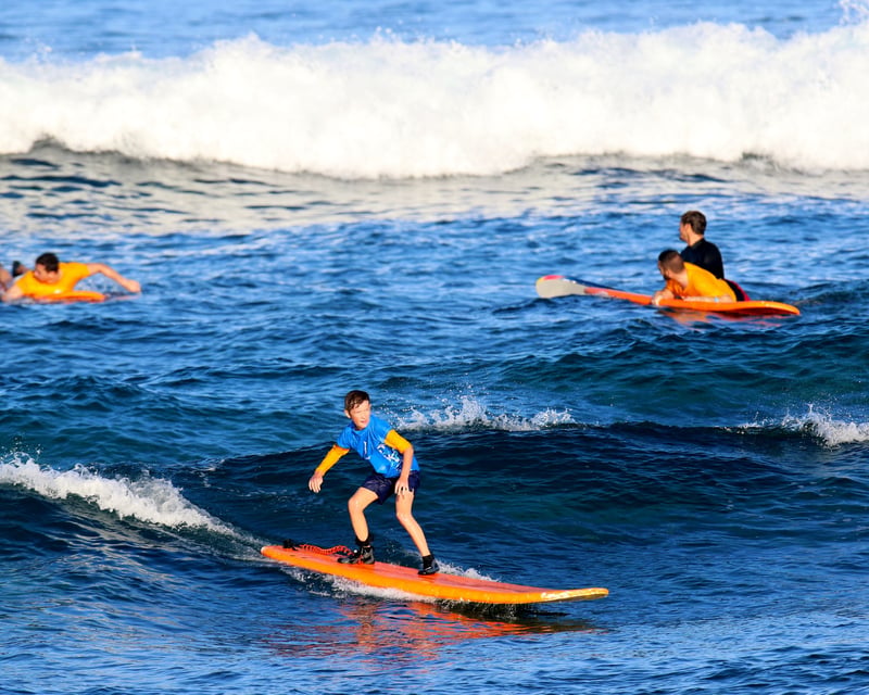 Private Surf Lesson at Kahalu’u Beach Park