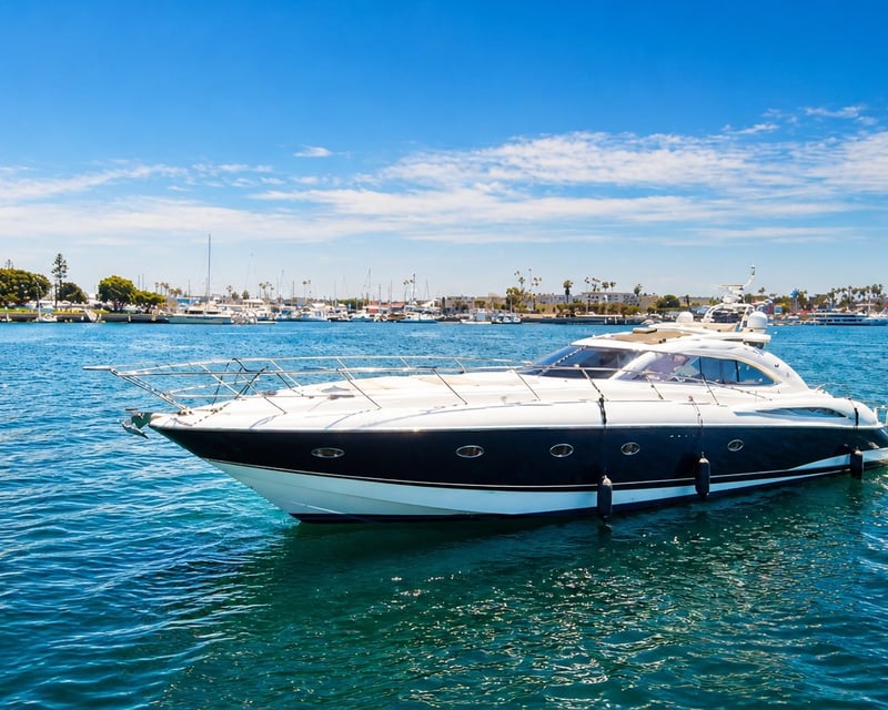 Private 60' Sunseeker Yacht Charter in Marina del Rey