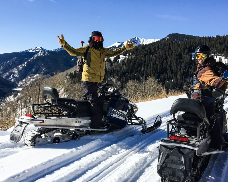 Backcountry Snowmobile Tour in Telluride