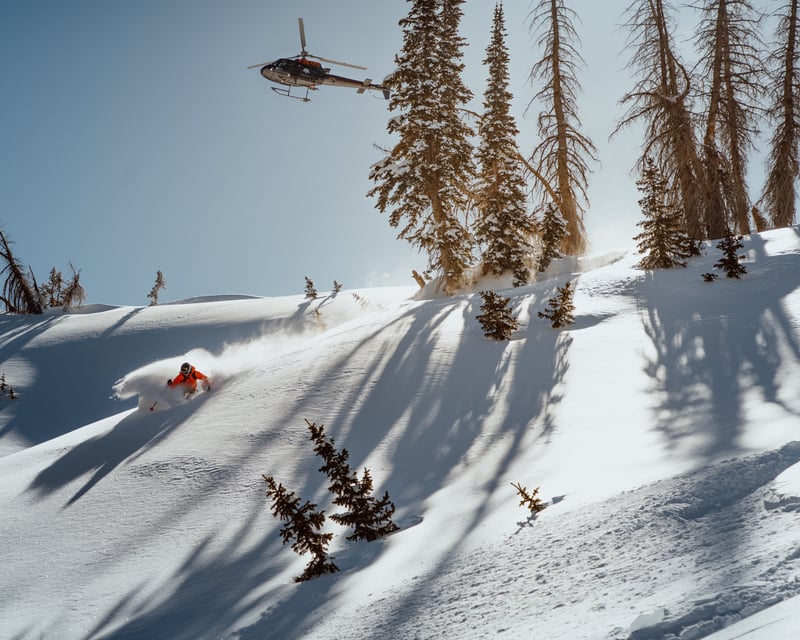 Guided Backcountry Heli-Skiing in Utah