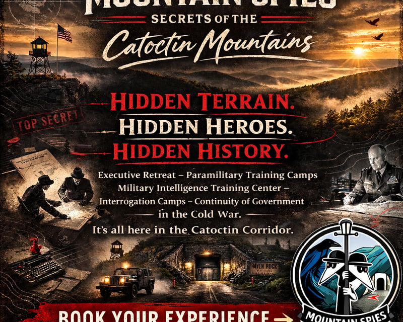 WWII & Cold War Spy History Tour in the Catoctin Mountains