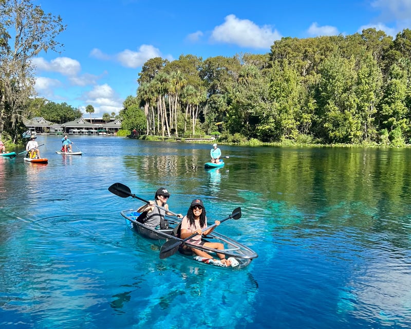 Guided Clear Kayak Tour in Silver Springs