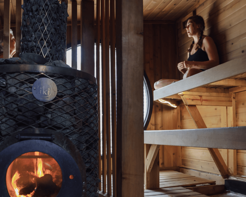 Private Wood-Fired Sauna Session in Stevens Point