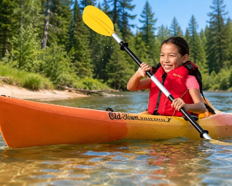Kayak Rental on AuTrain River for Kids & Teens