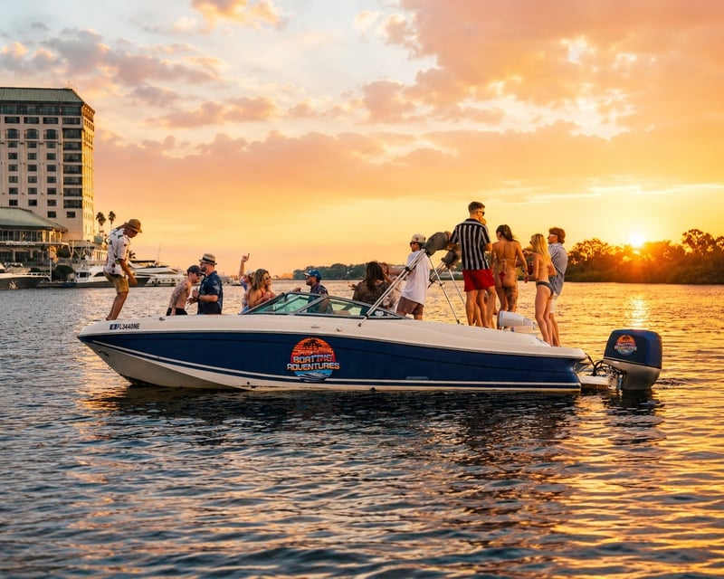 Private Sunset Party Boat Charter in Tampa