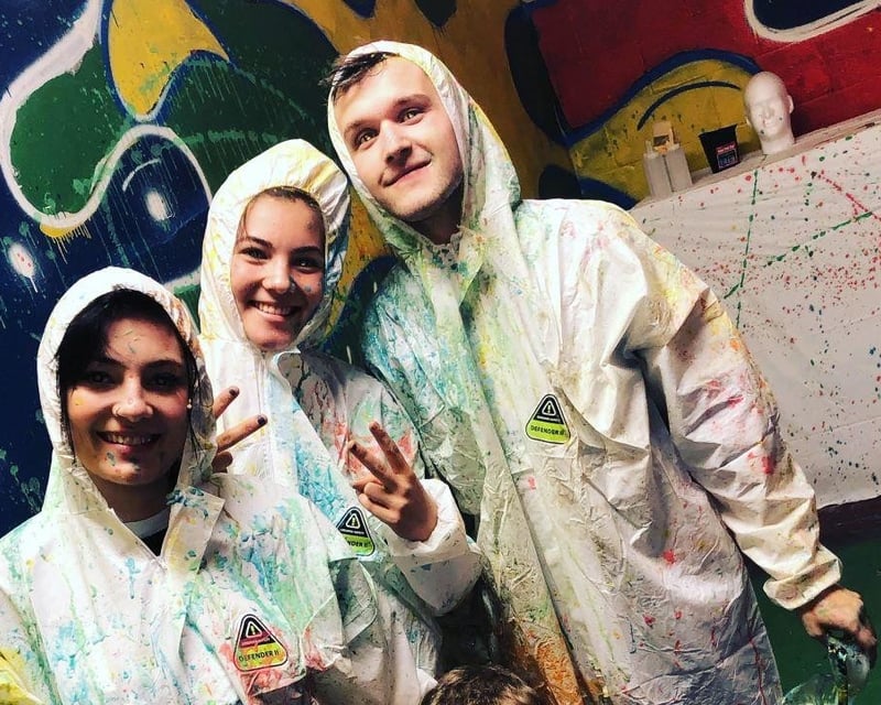 25-Minute Splatter Paint Session in Tucson