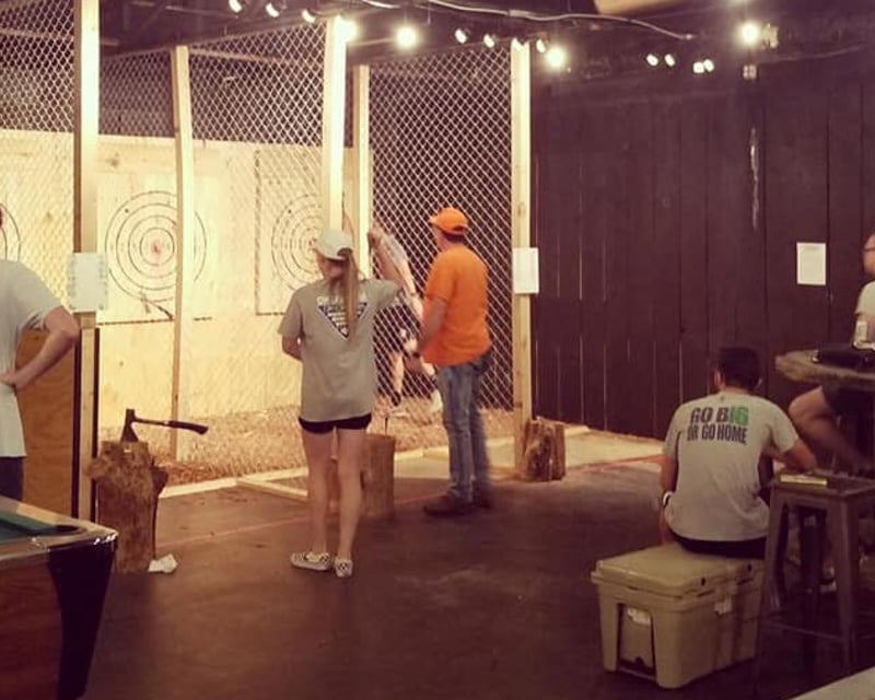 Axe Throwing Lane Session in Stillwater, Oklahoma