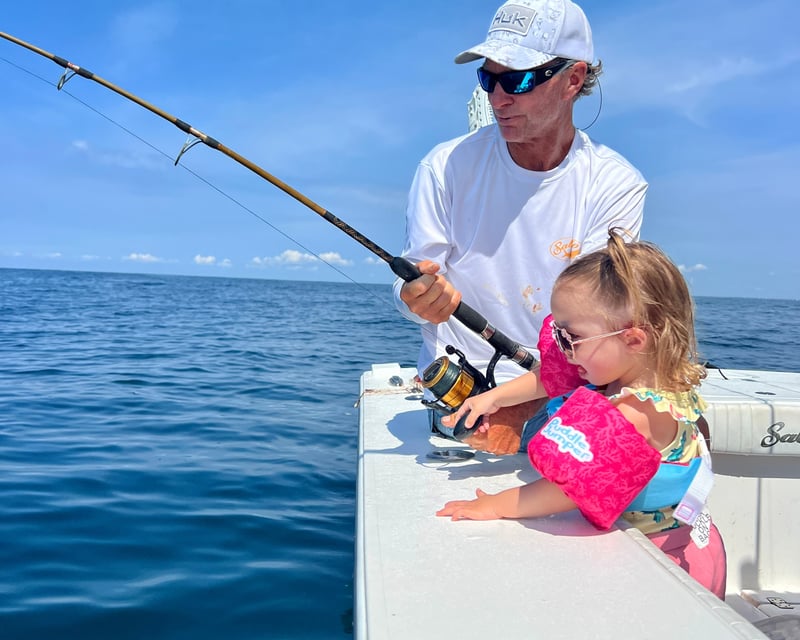 Kids Fishing & Shark Tooth Hunting Trip in Emerald Isle
