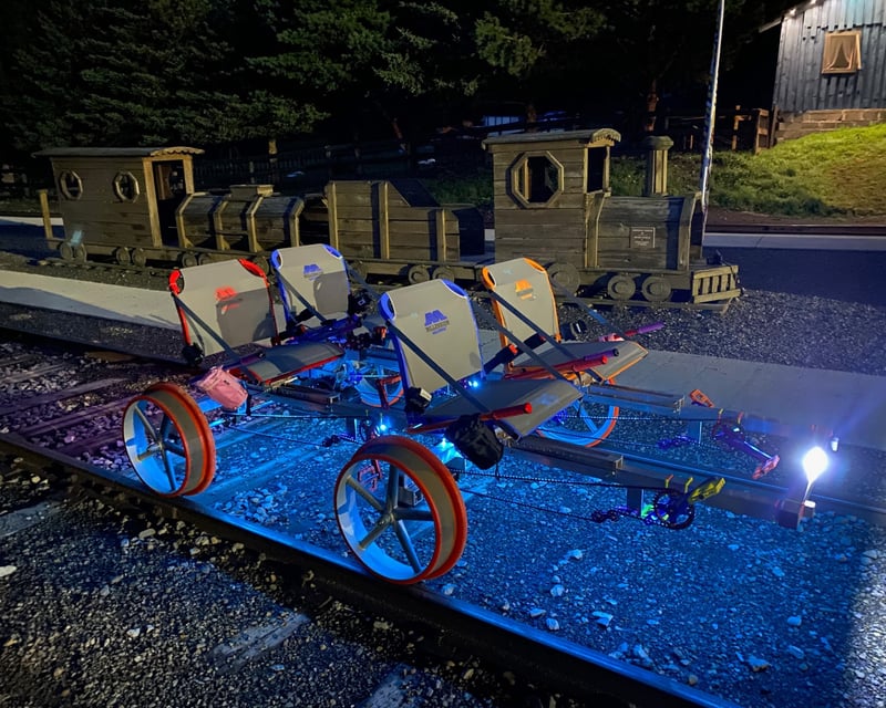 LED-Lit Starlight Rail Bike Ride in Arcade, NY