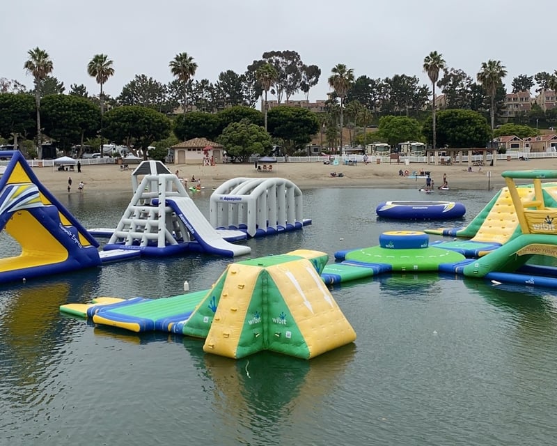 1-Hour Inflatable Water Park Admission Newport Beach