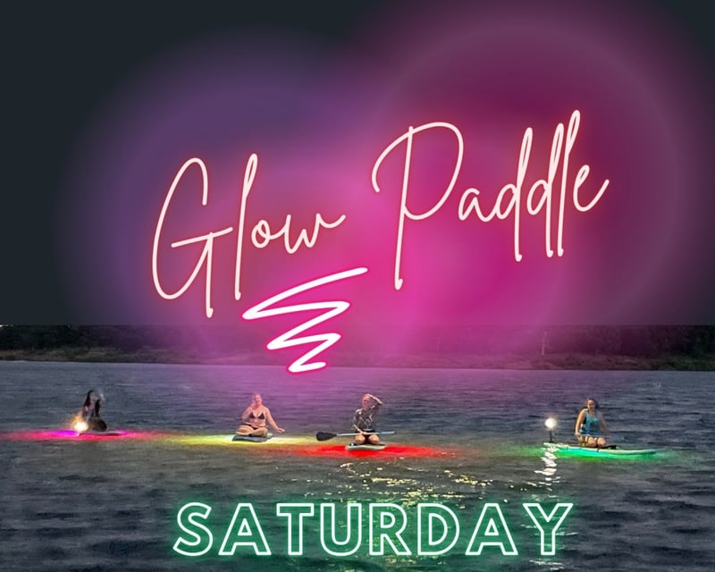 Sunset Glow Paddleboard Tour on Grapevine Lake