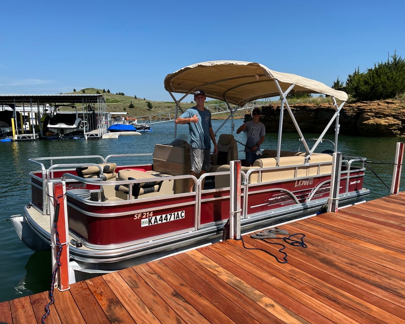 Wilson Lake 24' Pontoon Rental