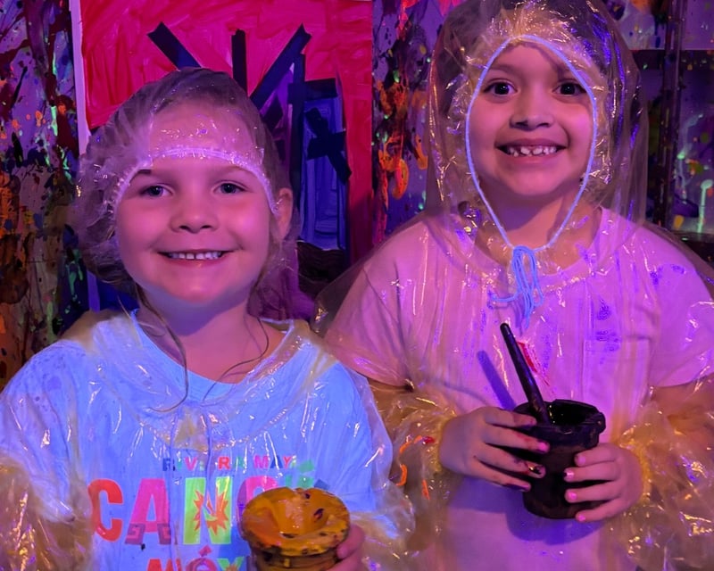 30-Minute Splatter Painting Class in Plano