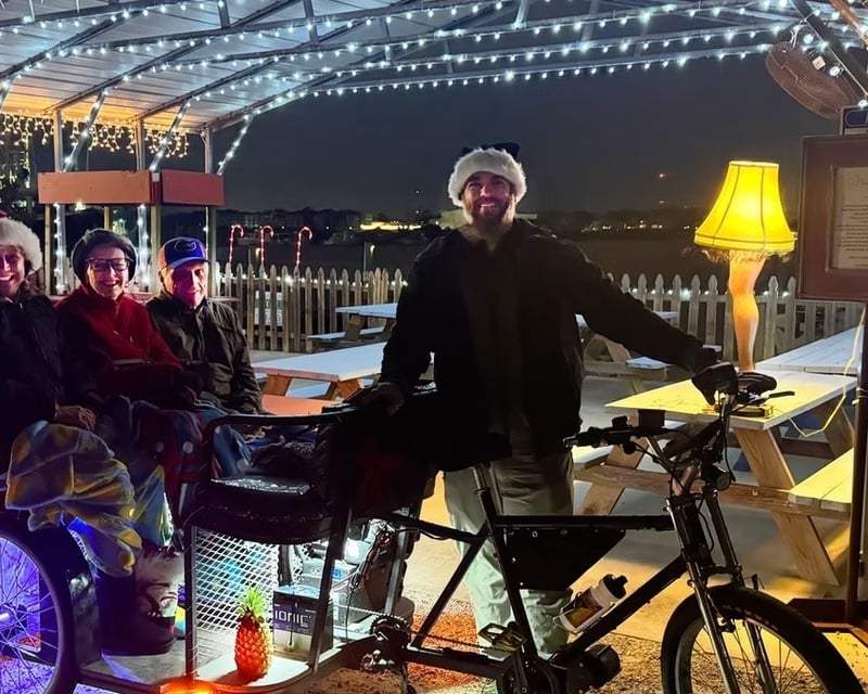 Nights of Lights Pedicab Tour in Saint Augustine
