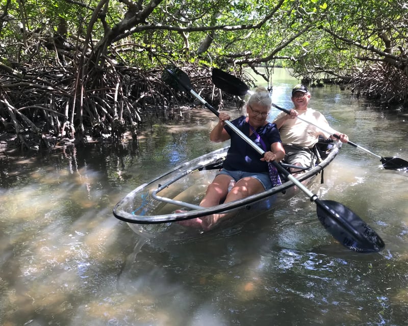 Clear Tandem Kayak Rental in Bonita Springs