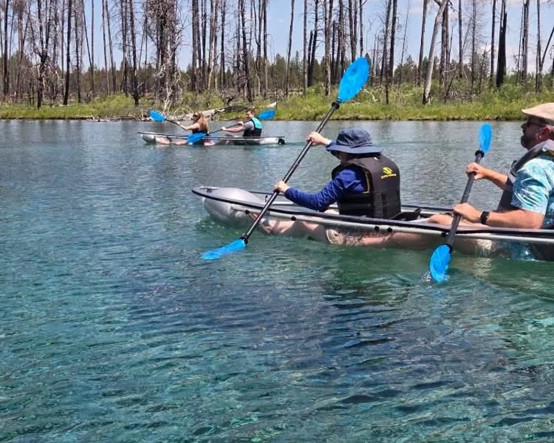 Clear Kayak Tour on Spring Creek in Chiloquin