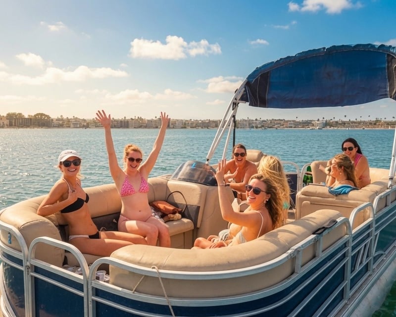 Self-Drive Pontoon Boat Rental on Mission Bay