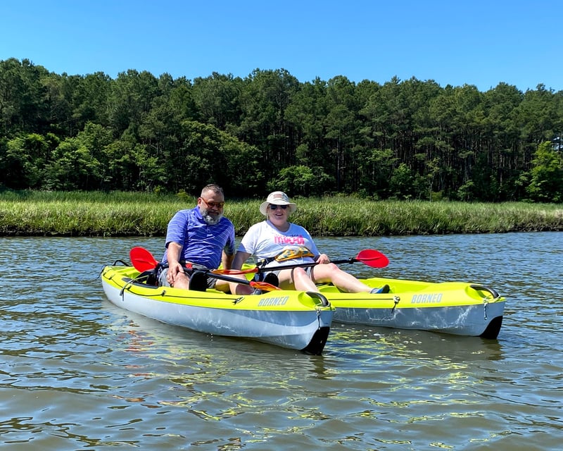Kayak Rental in Dewey Beach With Back Support
