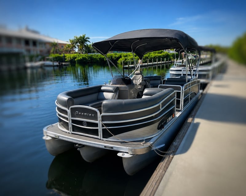 24' Tritoon Rental in Punta Gorda
