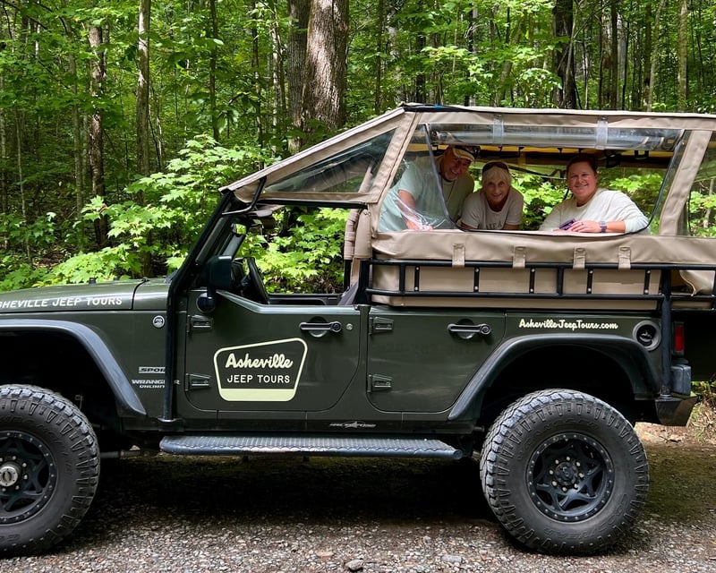 Waterfall Jeep Tour in Pisgah Forest