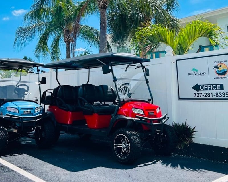 4-Passenger Golf Cart Rental in Clearwater Beach