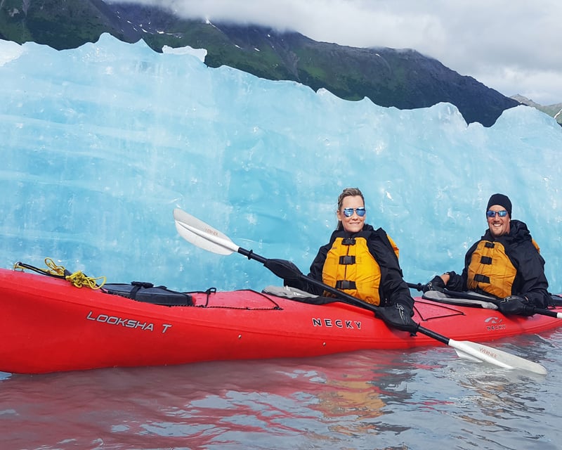 Explore Spencer Glacier Icebergs by Kayak