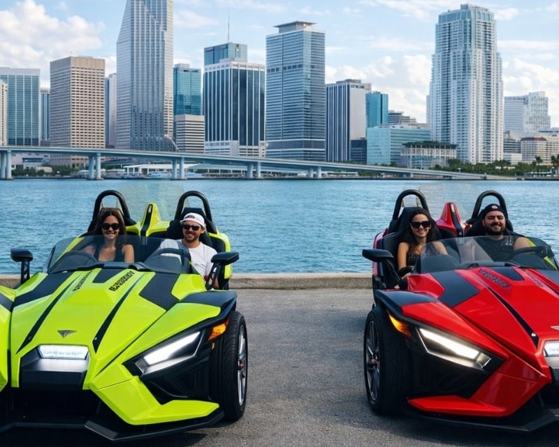 Self-Drive Polaris Slingshot Rental in Miami Beach