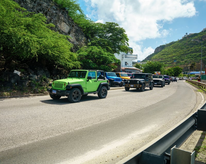 Guided Jeep Tour of French & Dutch St. Maarten