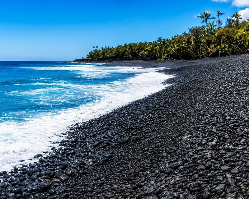 Puna Lava Landscapes & Black Sand Beach Tour from Hilo