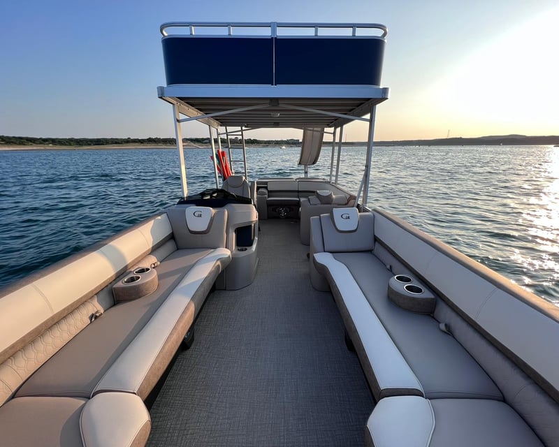 Double-Decker Pontoon Charter on Lake Travis