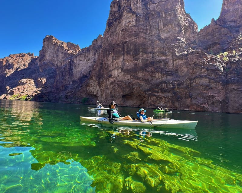 Self-Guided Emerald Cave Kayak Rental at Willow Beach