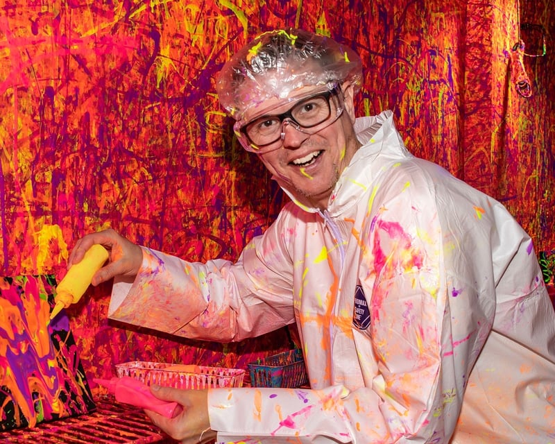 Splatter Paint Room for Kids & Adults Near Saint Paul