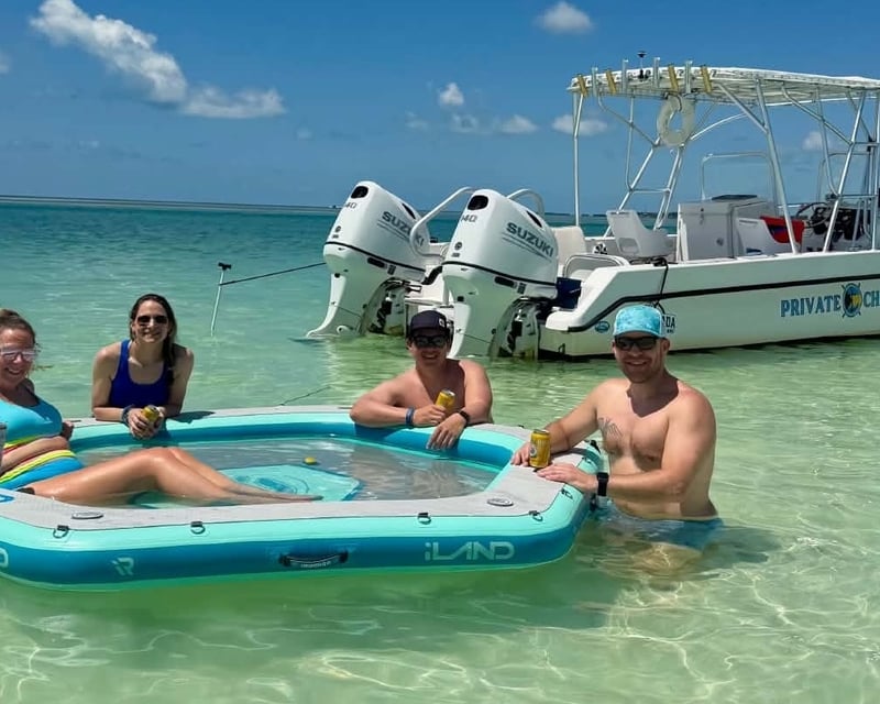 Private Islamorada Boat Charter to Sandbar or Reef
