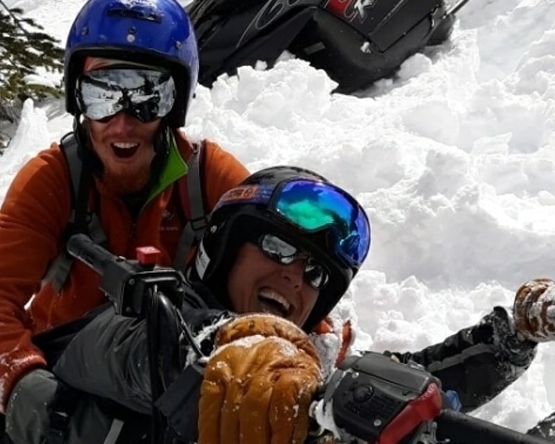 High-Paced Snowmobile Tour in Salida