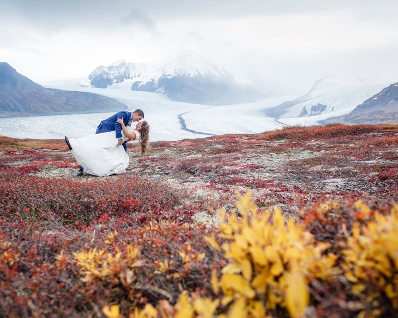 Private 2-Hour Glacier Elopement Flight From Anchorage