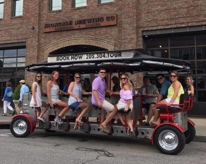Private Pedal Bike Bar & Brewery Crawl in Birmingham