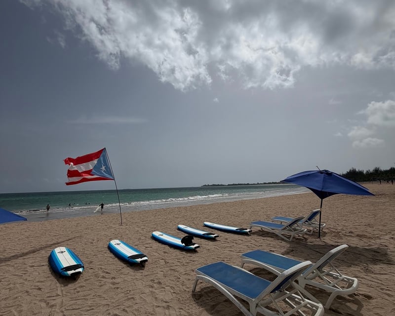 Surfboard Rental at Pine Grove Beach, Isla Verde