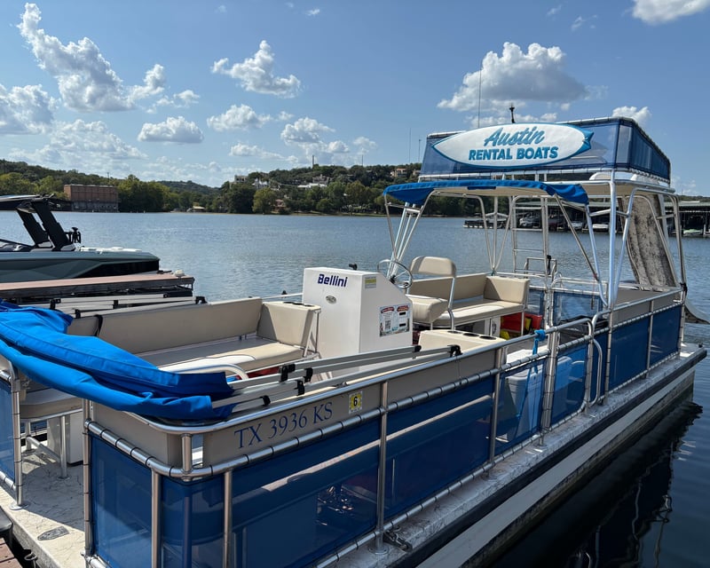 Private Double-Decker Party Boat with Slide on Lake Austin