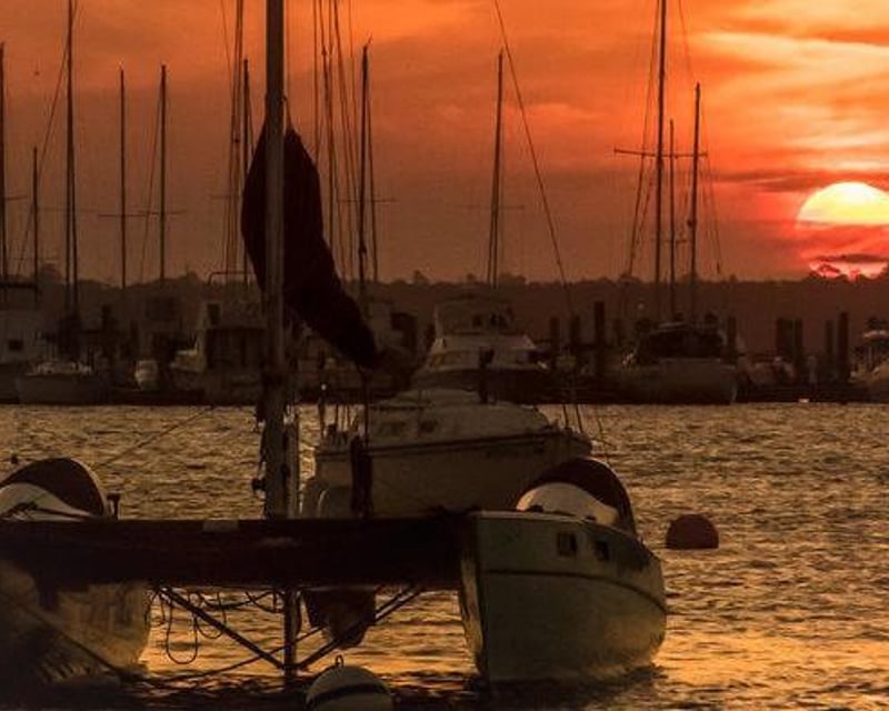 Private Sunset Catamaran Sail in Folly Beach
