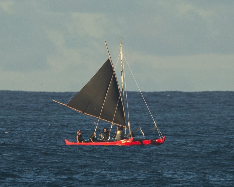 Outrigger Canoe Surfing on the North Shore