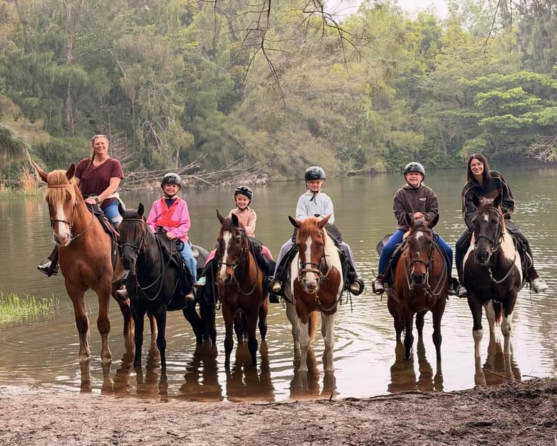 Horseback Ride Through Water in Cooper City