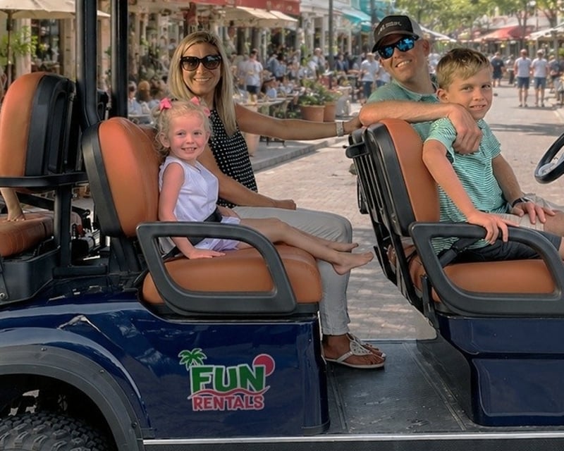 6-Passenger Golf Cart Rental in Key West