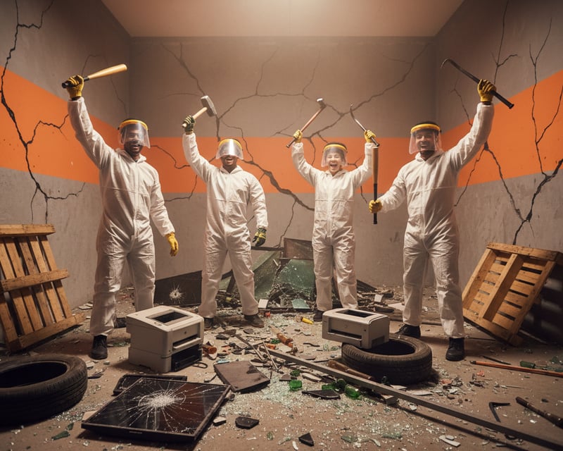 Themed Rage Room & Retro Lounge in Deer Park, TX